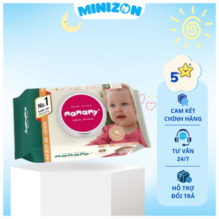 Giấy Ướt Mamamy Có Nắp Không Mùi 100 Tờ Mềm Mại An Toàn