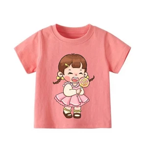 👕 Áo Thun Bé Gái mềm mịn thoáng mát in hình dễ thương 👕 AT670