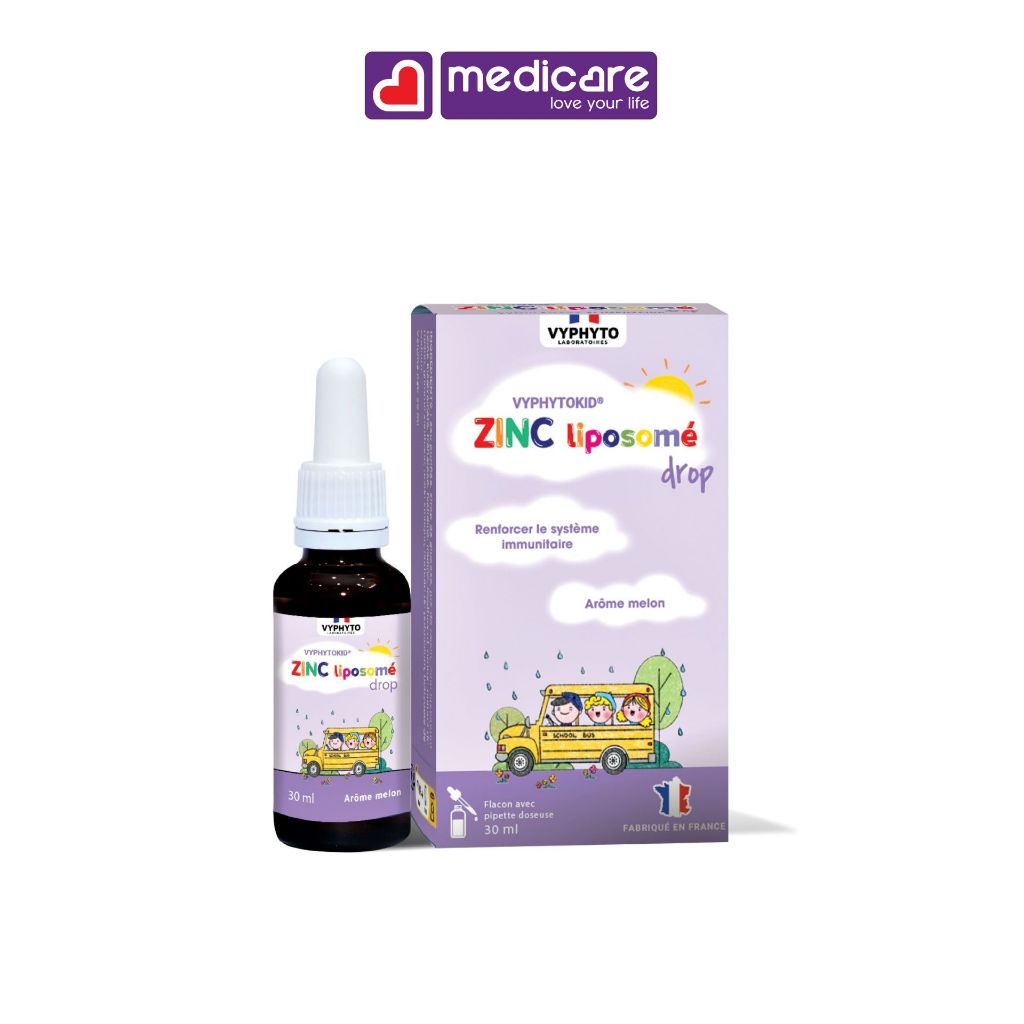 Dung dịch VYPHYTOKID ZINC Liposome bổ sung kẽm, hỗ trợ tăng sức đề kháng