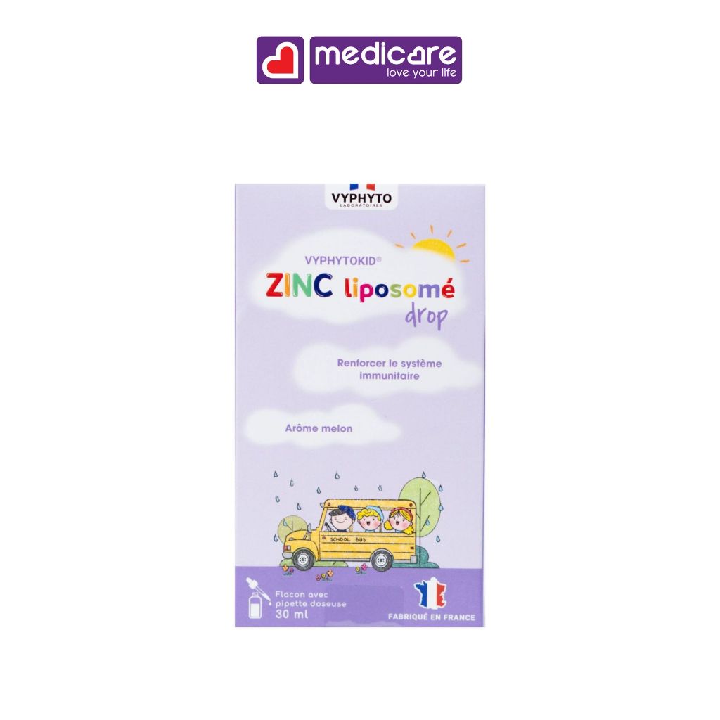 Dung dịch VYPHYTOKID ZINC Liposome bổ sung kẽm, hỗ trợ tăng sức đề kháng