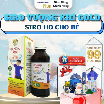 Siro Ho Cho Bé Cao Lỏng Vượng Khí Giảm Ho Tiêu Đờm Chống Viêm Họng Viêm Phế Quản Cho Bé