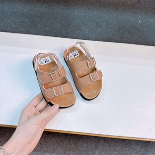 Sz 26-35 Dép Quai Hậu 2 Quai Khuy Da Sần Đế Siêu Nhẹ Hàng Xuất Dư K126