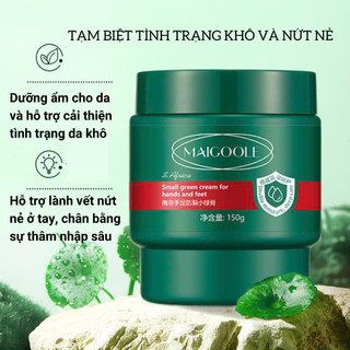 Kem nứt nẻ gót chân tay MAIGOOLE 150g - Hỗ trợ phục hồi da nứt nẻ, giảm bong tróc, khô ráp ở tay và chân