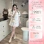 Set bộ đồ nữ trắng GUMIN thiết kế áo phối cổ bẻ ren thêu túi ngực kèm quần short họa tiết ren sang chảnh thanh lịch