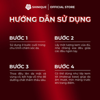 SHINIQUE Skin Whitening Anti-Aging Cream -  Kem Dưỡng Sáng Da, Cấp Ẩm với Niacinamide, Vitamin C, E, Ferulic Acid 50ml