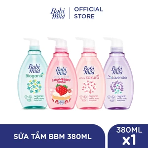 Sữa tắm gội toàn thân cho bé Babi Mild 380ml