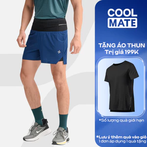 Quần shorts thể thao nam chạy bộ 2 lớp trail Wildflow co giãn, bền bỉ, nhanh khô - Coolmate
