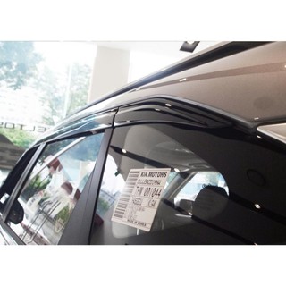Vè che mưa Đen/Chrome KIA SELTOS Chính hãng AutoClover - Keo 3M, không tróc sơn | Phụ kiện ô tô ADG