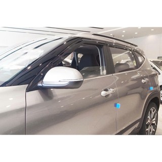 Vè che mưa Đen/Chrome KIA SELTOS Chính hãng AutoClover - Keo 3M, không tróc sơn | Phụ kiện ô tô ADG