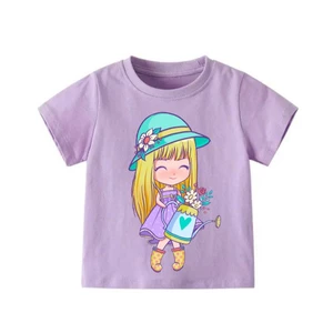 👕 Áo Thun Bé Gái mềm mịn thoáng mát in hình dễ thương 👕 AT676