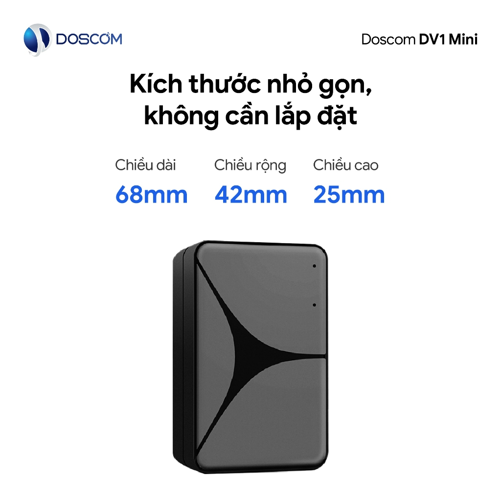 Thiết Bị Định Vị GPS DV1 mini Không Dây – Định Vị Xe Máy Ô Tô 24/7, Cảnh Báo Chống Trộm, Theo Dõi Từ Xa