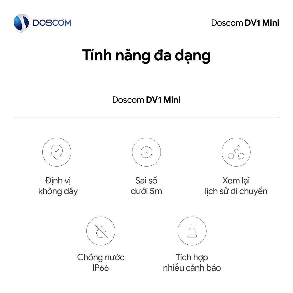 Thiết Bị Định Vị GPS DV1 mini Không Dây – Định Vị Xe Máy Ô Tô 24/7, Cảnh Báo Chống Trộm, Theo Dõi Từ Xa