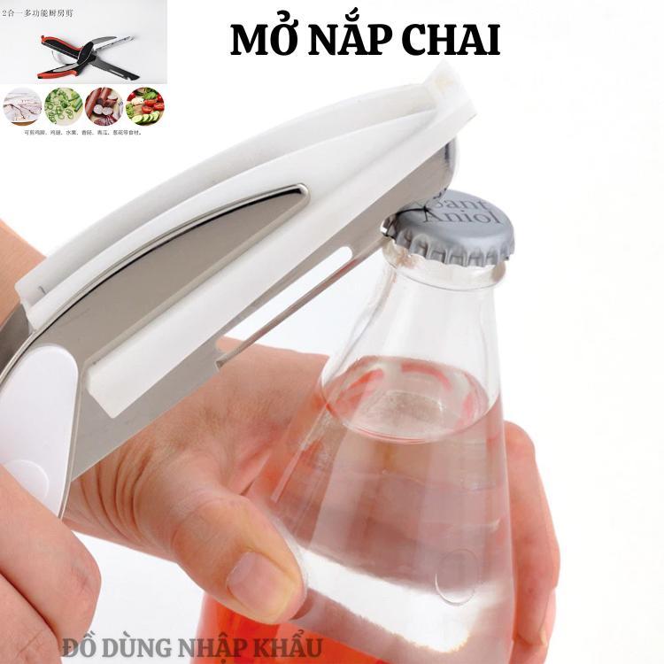Kéo nhà bếp STAINLESS JAPAN chuyên thái rau củ quả thịt cá đa chức năng-Phiên bản mơi nhất
