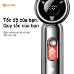 mini life Quạt cầm tay 108g thiết kế nâng cấp pin lâu tốc độ cao sạc USB quạt turbo mạnh mẽ kiểu dáng thời trang bỏ túi — ảnh 7