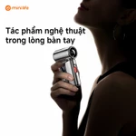 mini life Quạt cầm tay 108g thiết kế nâng cấp pin lâu tốc độ cao sạc USB quạt turbo mạnh mẽ kiểu dáng thời trang bỏ túi — ảnh 2