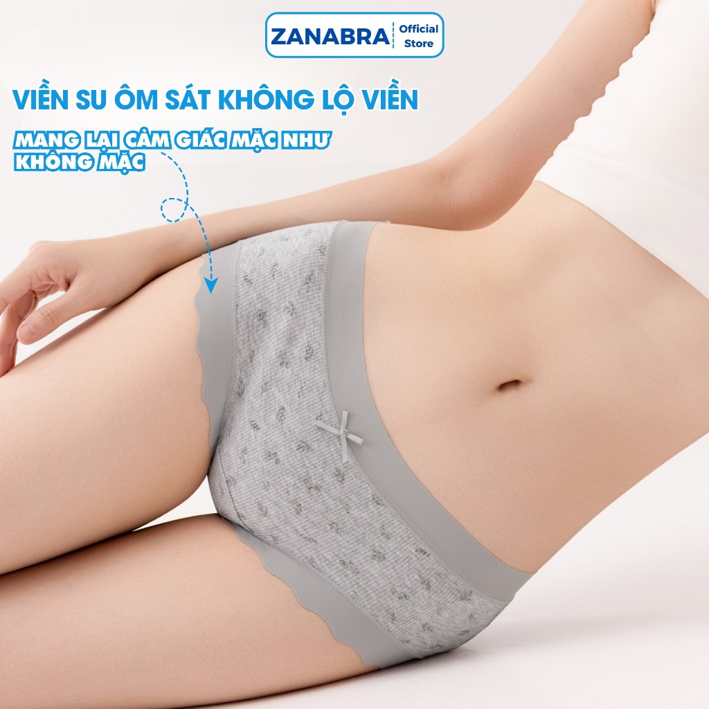 [ Xả Hàng ] Combo Quần lót nữ cao cấp đáy kháng khuẩn 10a,  quần chíp vải thun cotton co giãn thoáng khí L758