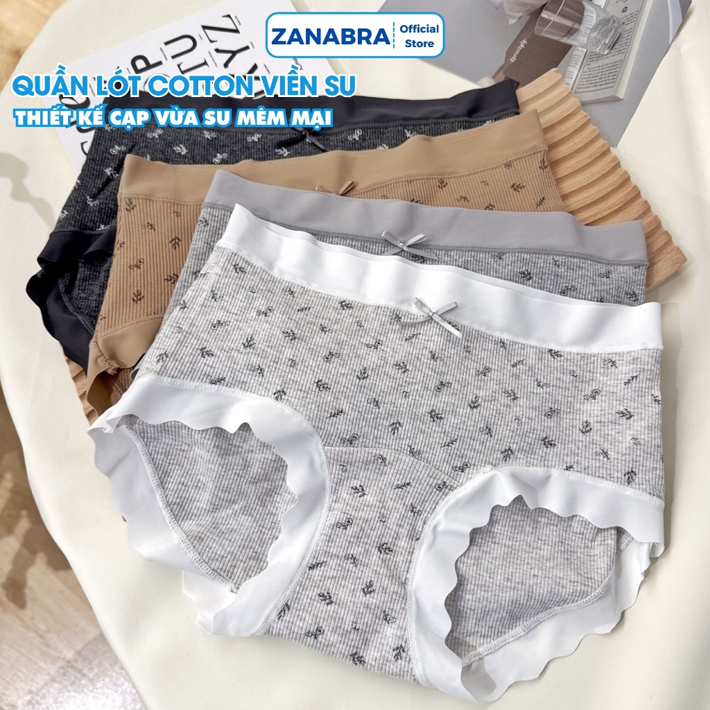 [ Xả Hàng ] Combo Quần lót nữ cao cấp đáy kháng khuẩn 10a,  quần chíp vải thun cotton co giãn thoáng khí L758