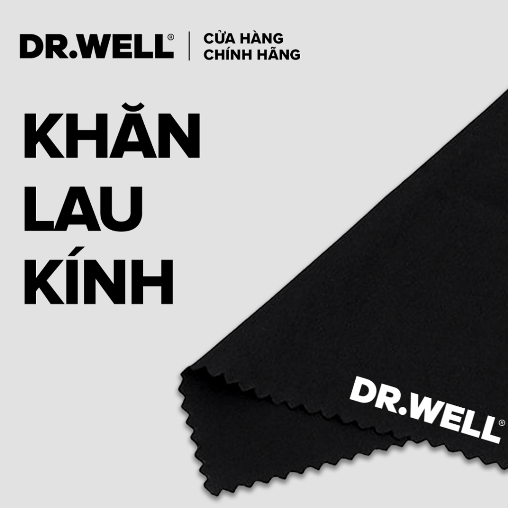 [Hàng Tặng] Khăn Lau Kính DR.WELL, Không Xước, Không Xơ, Lau Sạch Mọi Vết Bẩn | BigBuy360 - bigbuy360.vn