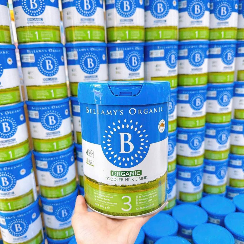 Sữa Bellamy Organic Classic 2.0 - Thùng 3 Lon Đủ Số -Tăng miễn
