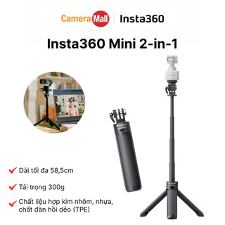 Tripod Insta360 Mini 2-in-1 – Giá đỡ quay/chụp chống rung, gọn nhẹ, Bảo Hành Chính Hãng 3 Tháng