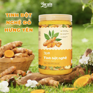 Tinh Bột Nghệ Đỏ Hưng Yên Lạc Yên Foods  - Tinh Bột Nghệ Nguyên Chất Siêu Mịn Dạng Bột Pha Uống Quà Tặng Ý Nghĩa