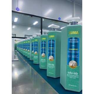 Bộ Gội Xả Cao Cấp Luma Xanh Dương Giảm Gàu 2000ml Hương Nước Hoa Sang Trọng Cho Spa Dưỡng Sinh