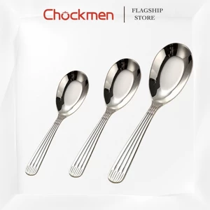 Thìa KINSGEM by Chockmen Inox 18/10 Cực Dày Dặn Thìa Ăn Cơm Ăn Dặm Muôi Canh Cao Cấp Nhà Bếp