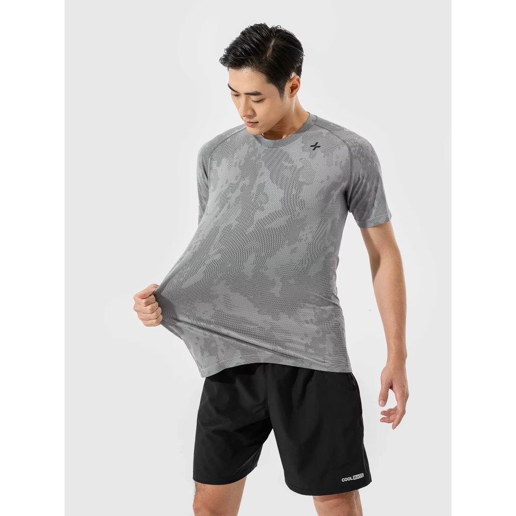 [TẶNG COMBO 2 TẤT]Set thể thao nam Áo thun Jacquard Seamless + Quần short 7 inch Thoáng khí thấm hút Coolmate