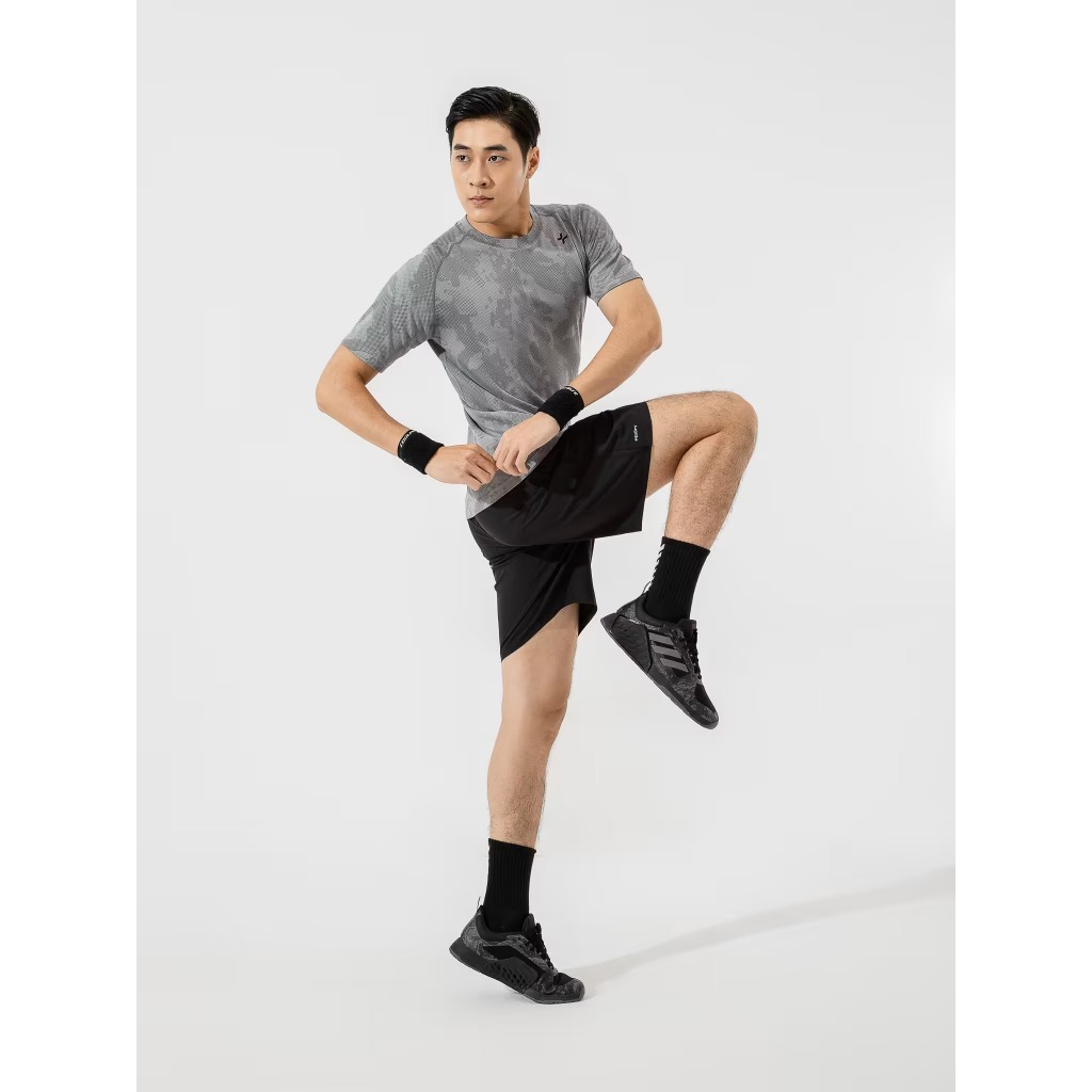 [TẶNG COMBO 2 TẤT]Set thể thao nam Áo thun Jacquard Seamless + Quần short 7 inch Thoáng khí thấm hút Coolmate