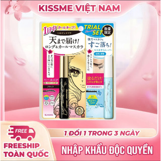 Set Vỉ Mascara Chuốt Dài Mi Và Tẩy Trang Mascara Kissme Long up 6g and Remove Mascara 4ml