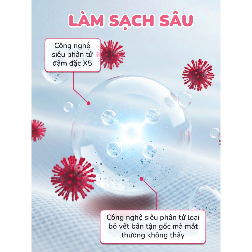 [THÙNG 4 TÚI] Nước Giặt Xả Cao Cấp LEAMI 3.2L/Túi - Công Thức Cải Tiến, Lưu Hương Đa Điểm, Hương Nước Hoa Huyền Bí