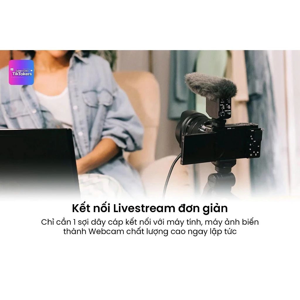 Máy ảnh kỹ thuật số ống kính rời ZV-E10 (đăng ký My Sony để được tặng thẻ nhớ)