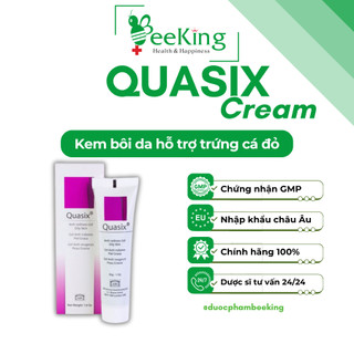 Kem bôi QUASIX hỗ trợ hội chứng trứng cá đỏ, mụn mủ, viêm da - Tube 30g