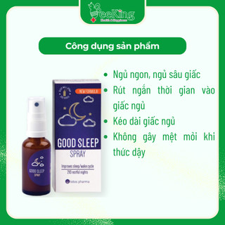 Chai xịt GOODSLEEP SPRAY giúp ngủ ngon, ngủ sâu giấc - Lọ 30ml