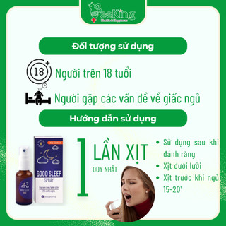 Chai xịt GOODSLEEP SPRAY giúp ngủ ngon, ngủ sâu giấc - Lọ 30ml