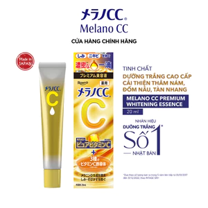 Tinh chất vitamin C dưỡng trắng, mờ thâm cao cấp Melano CC Premium Whitening Essence 20ml
