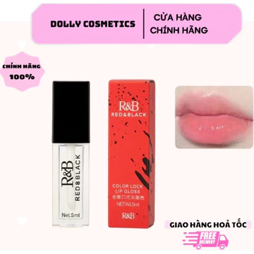 [CHUẨN HÃNG] R&B Son Bóng Không Màu R&B Red & Black – Giữ Màu Son Dưỡng Ẩm Hiệu Ứng Môi Căng Mọng