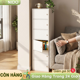 Nido Tủ Đựng Đồ Tủ Cạnh Sofa 40x24x128cm Đa Năng Đựng Snack Đồ Uống Cho Góc Chill