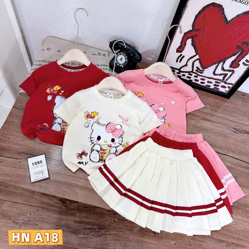 VÁY MÈO XÒE CHẠY ROT 3 MÀU CHO BÉ GÁI