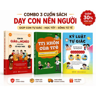 Combo 3 cuốn: Định luật Murphy + Kỷ luật tự giác + Giàu hay nghèo không bằng có học thức