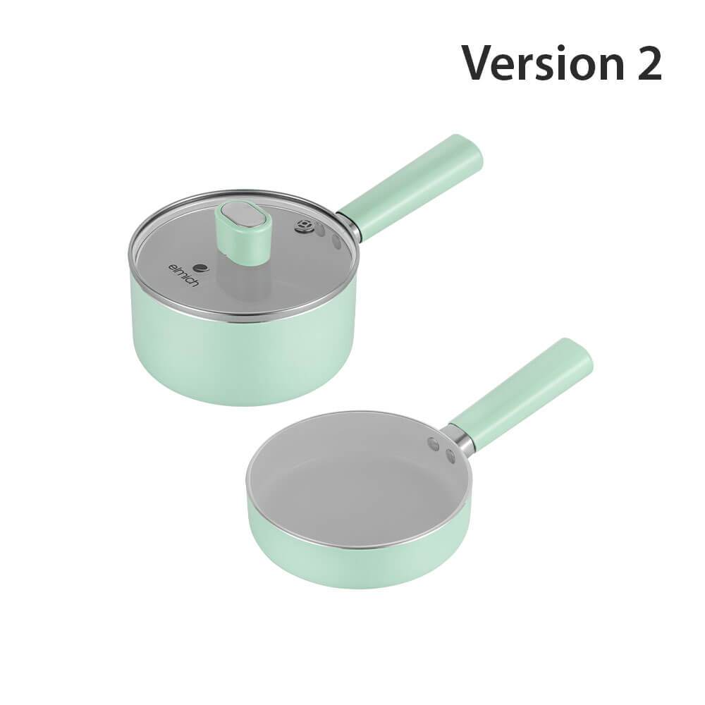 Bộ nồi chảo chống dính ceramic Elmich Baby EL 1168