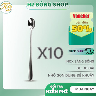 Combo 10 Muỗng Cafe Inox, Thìa Pha Cà Phê