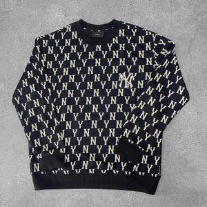 Áo Sweater MLB tay dài cổ tròn Diamond Monogram - 3AMTM0314, sale off 80% 🔥