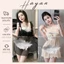 HT50 Váy ngủ sexy ren xuyên thấu cúp v1 có GỌNG tôn dáng, đồ ngủ ren mềm mại gợi cảm HT50