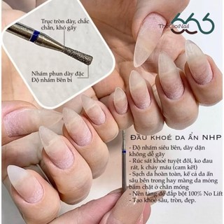 Đầu Mài Kim Cương Da Khô Mở Khóe Làm Sạch Thông Số F Và M | Siêu Êm Siêu Mịn Siêu Bền  – Đầu Mài Da Ẩn Thegioinail666
