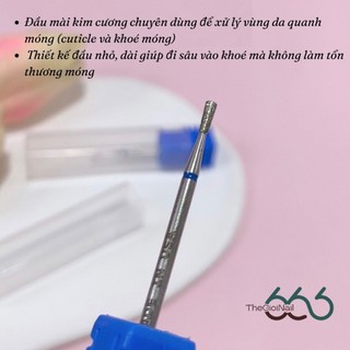 Đầu Mài Kim Cương Da Khô Mở Khóe Làm Sạch Thông Số F Và M | Siêu Êm Siêu Mịn Siêu Bền  – Đầu Mài Da Ẩn Thegioinail666