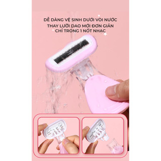 Dao Cạo Lông Nách  Tay Chân  Bikini Dành Cho Nam Nữ Bản Xịn Nâng Cấp 2026  Bền Và Sạch Không Gây Kích Ứng Da - Dao Cạo