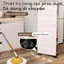 STON Tủ Đựng Đồ Dùng Bếp Tủ Đựng Gia Vị Tủ Khe Hẹp Có Bánh Xe Tận Dụng Không Gian Bếp Năng Cửa Lật Trong Suốt