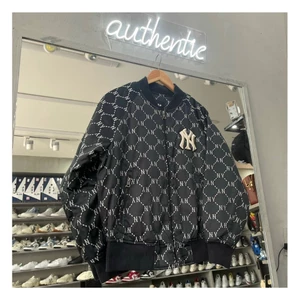 Áo Bomber MLB Diamond Monogram Jacquard New York Yankees Đen - 3AJPM0224-50BKS