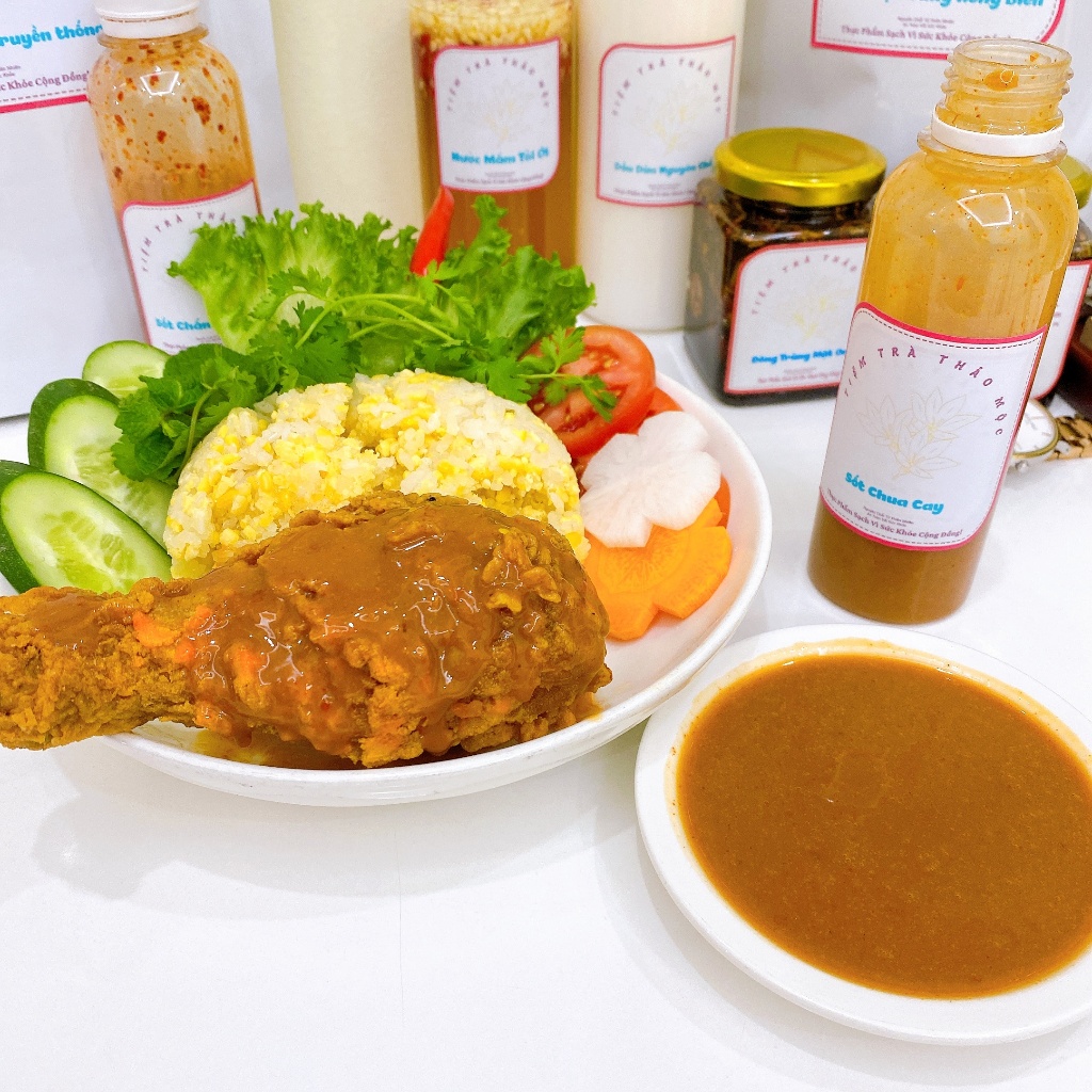 Sốt Chua Cay thơm ngon dùng để chấm thịt luộc, thịt nướng, thịt rán..